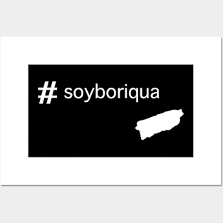 #soyboriqua White Posters and Art